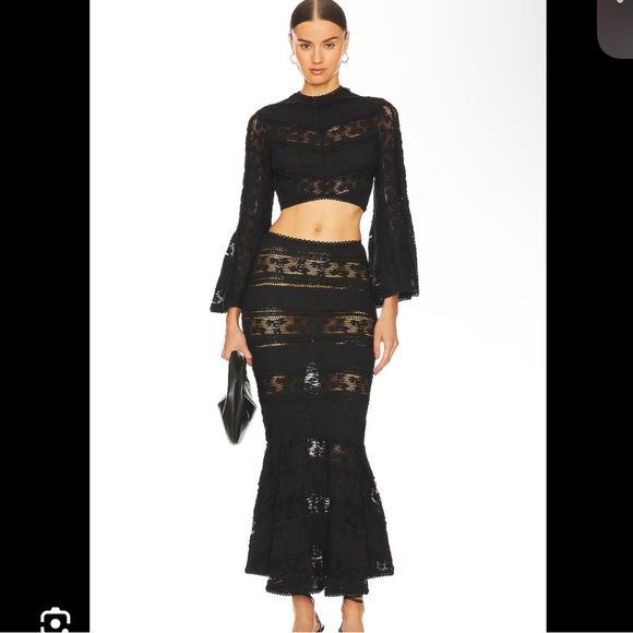 Charo Ruiz Ibiza lace sheer Yam set NWT - Picture 3 of 11